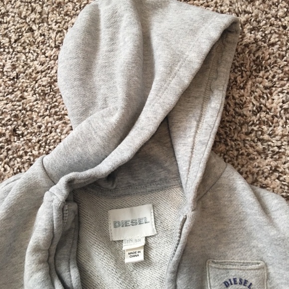 Diesel Hoodie - Heather, 9 months, Great Condition - Picture 3 of 5
